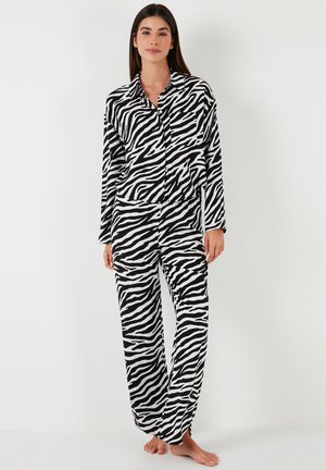 SET - Pyjama set - black white