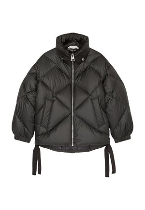 Marc O'Polo LOW IMPACT PROJECT STAND-UP COLLAR TAPES  WELT POCKETS - Talvejope - normal black