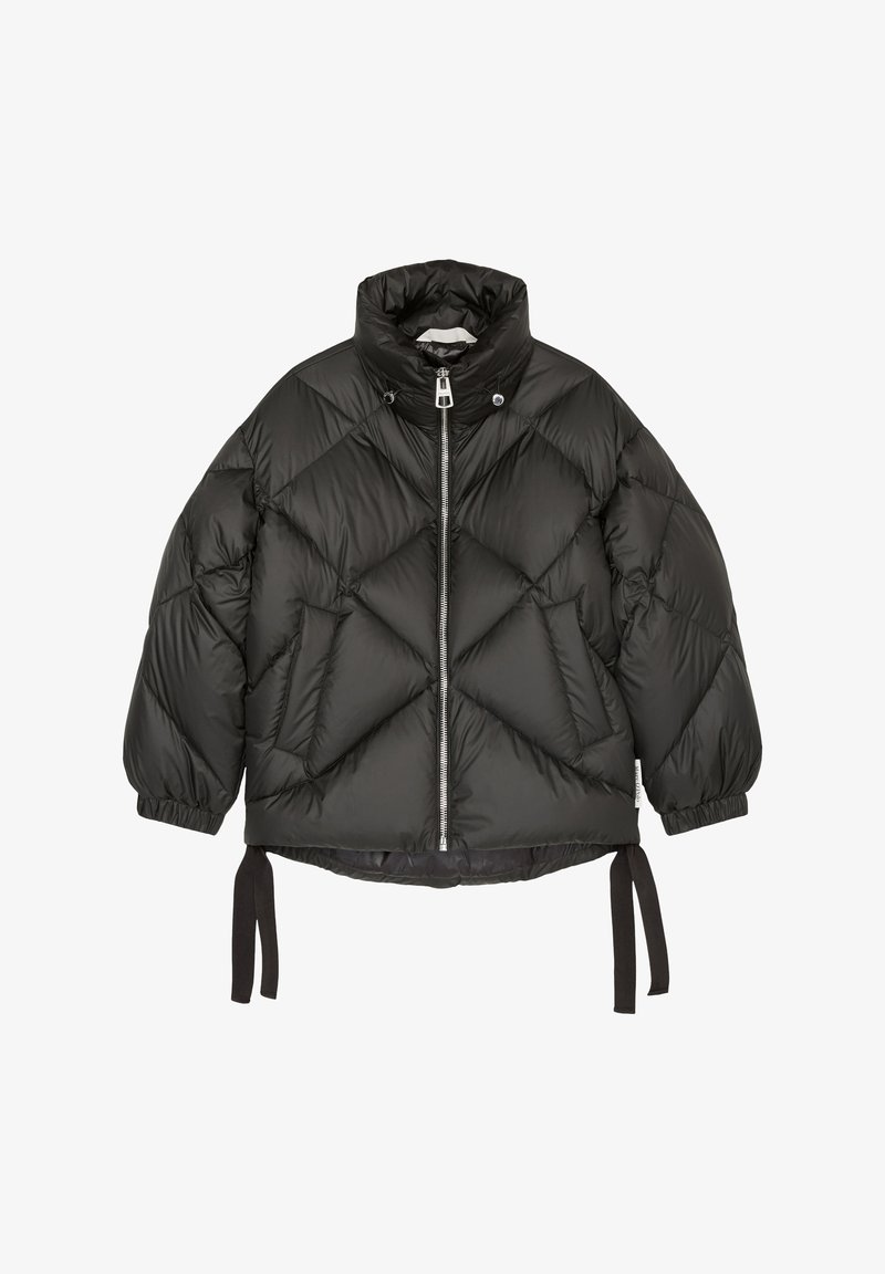 Marc O'Polo LOW IMPACT PROJECT STAND-UP COLLAR TAPES WELT POCKETS - Vinterjakker - normal black