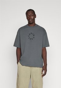 AllSaints TIERRA CREW - Marškinėliai su spaudiniu - galaxy grey