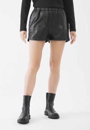 TRACIE PULL ON - Leren broek - schwarz