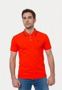 U.S. Polo Assn. SHORTSLEEVE BARNEY - Pólóing - rot