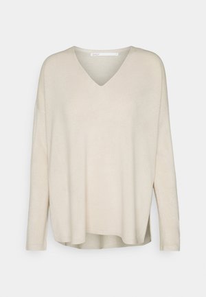 ONLAMALIA V NECK - Jumper - pumice stone