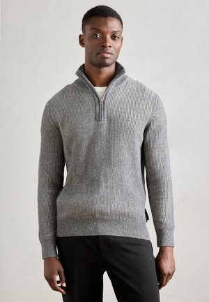 TROYER STRUCTURE - Pullover - graphite grey melange