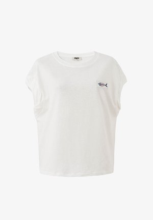 FRNCH, LINDOS - Print T-shirt - blanc