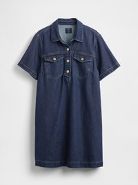 POPOVER MINI ARWEN - Džinsinė suknelė - dark wash