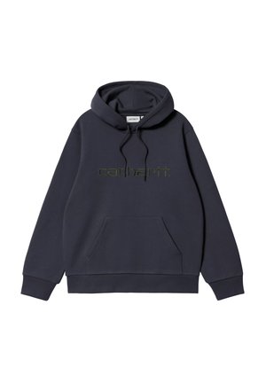Carhartt WIP, HOODED CARHARTT SWEAT - Hoodie - dark navy   dark scarab