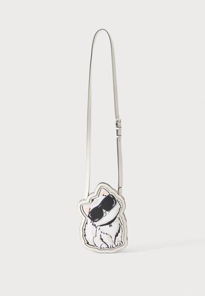 KARL LAGERFELD, IKON CHOUPETTE - Ülerinna-kott - off white