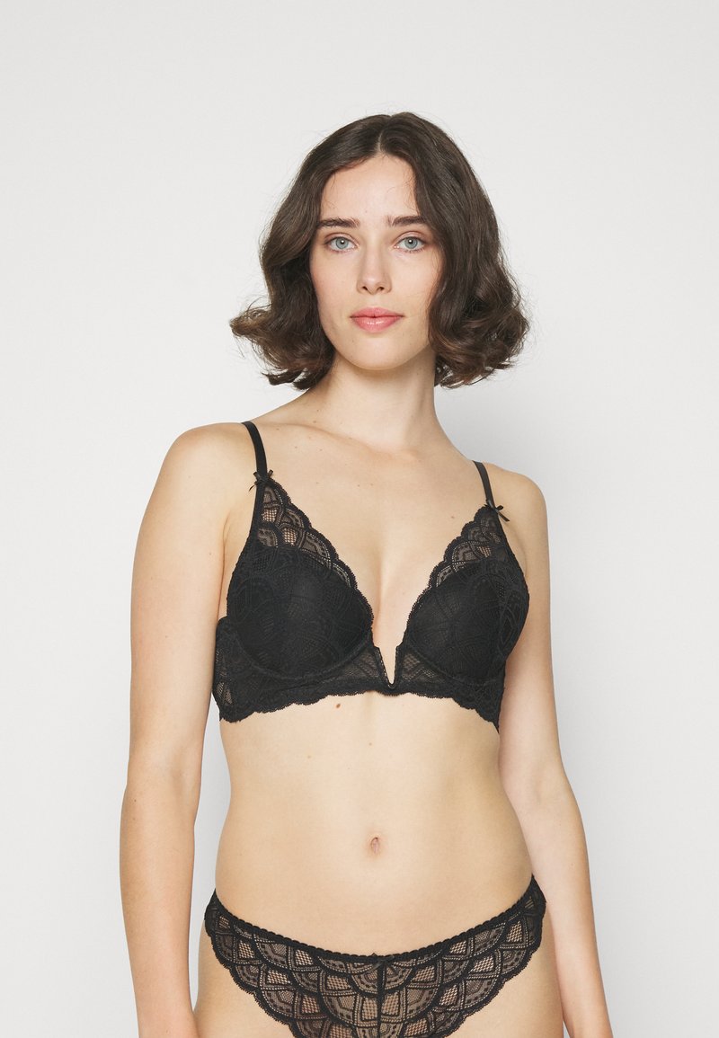 LASCANA - PADDED - Bøjle-bh - black, Forstør