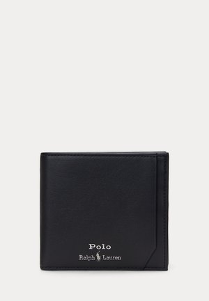 Polo Ralph Lauren SMOOTH LEATHER BILLFOLD COIN WALLET UNISEX - Lompakko - black