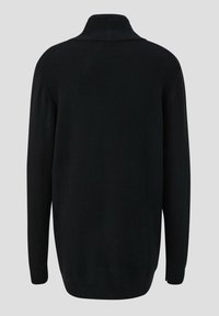 s.Oliver MIT ROLLKRAGEN - Strickpullover - schwarz