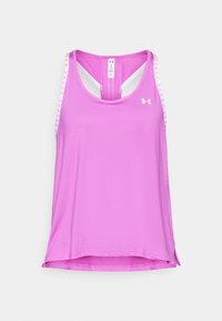 KNOCKOUT TANK - Linne - vivid magenta/white
