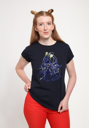 Henry Tiger AVENGERS ENDGAME SUPER WOMEN - T-shirt z nadrukiem