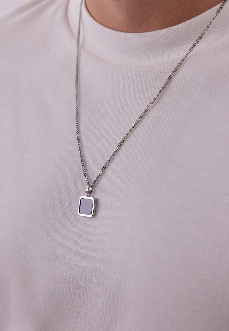 PURELEI ONYX- NIGHT - Ketting - silberfarben