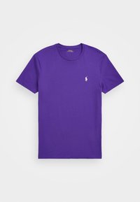 CUSTOM SLIM FIT JERSEY CREWNECK T-SHIRT - T-shirts - purple cactus