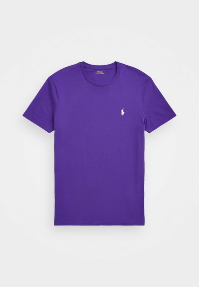 Polo Ralph Lauren CUSTOM SLIM FIT JERSEY CREWNECK T-SHIRT - Basic póló - purple cactus