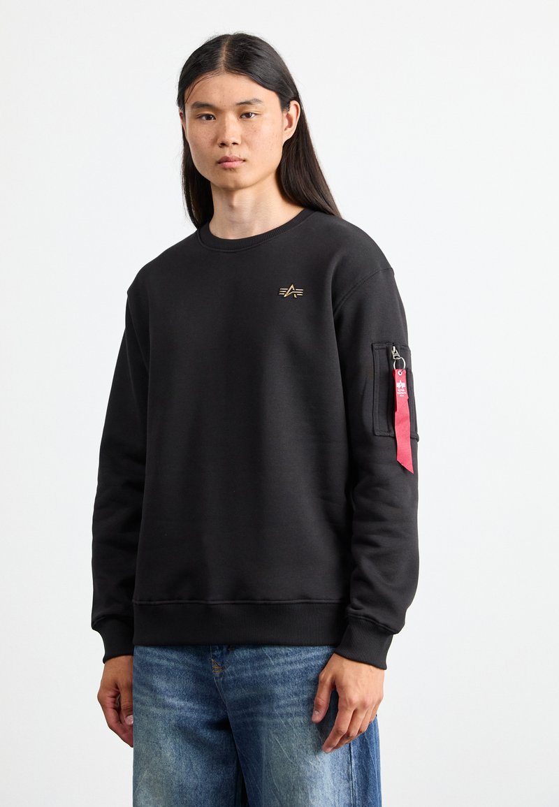 Alpha Industries 3D SMALL LOGO - Sweater - black/zwart - Zalando.nl