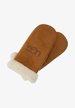 LOGO MITTEN - Moufles - chestnut