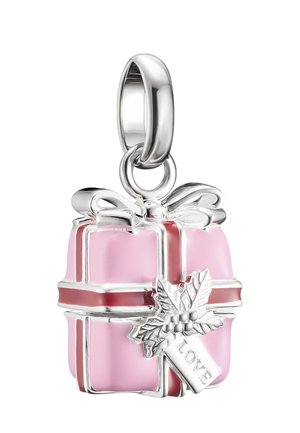 Charm - metal pink rot