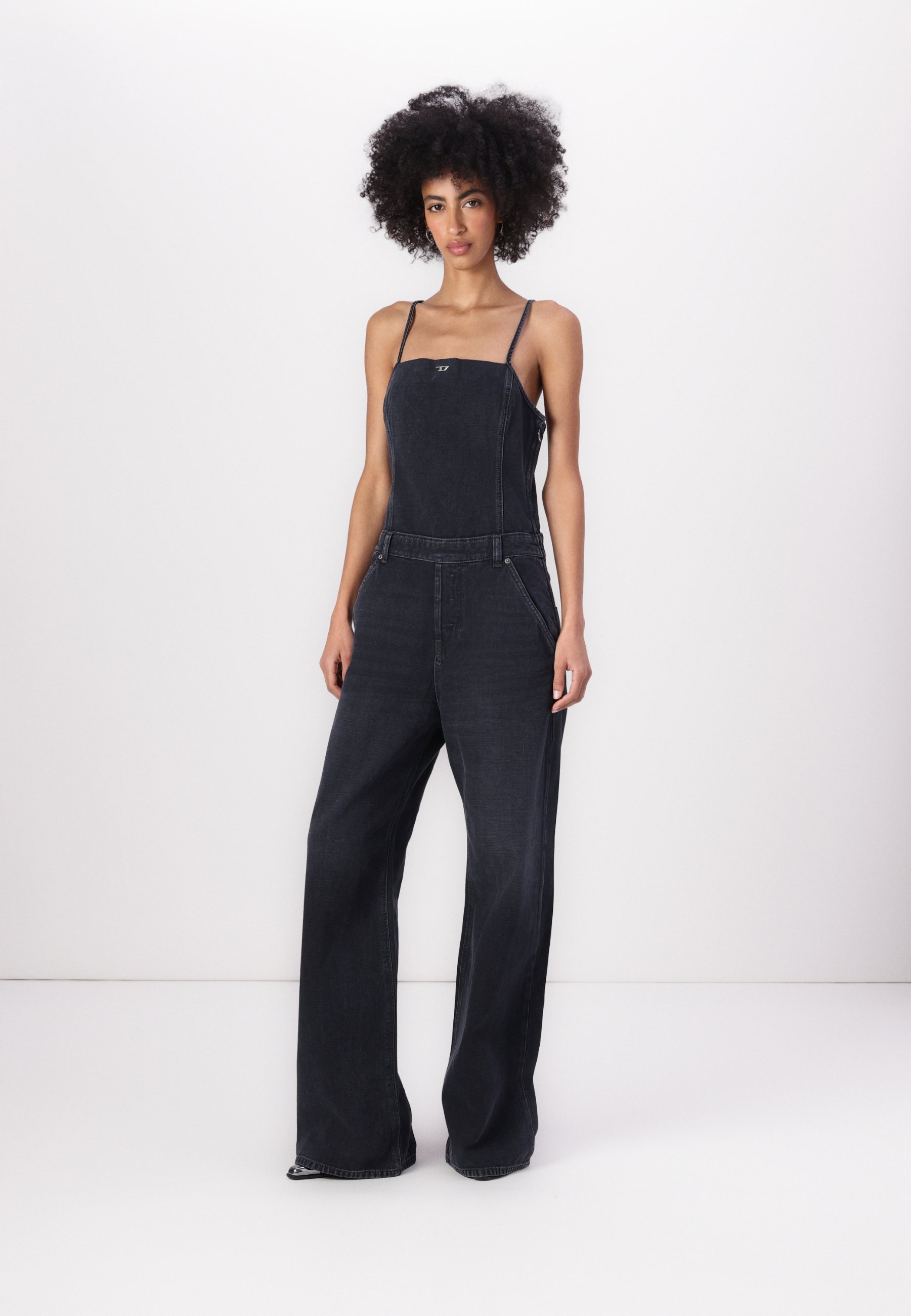 Diesel DE VORS - Jumpsuit - black denim - Zalando