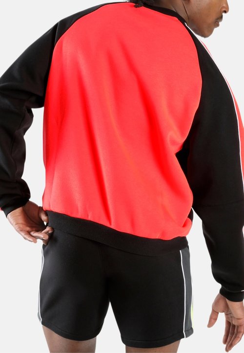 Reebok SIDEWINDER FOOTBALL CREWNECK SWEATSHIRT-RED. - Sweatshirt - neon cherry black white — foto 2