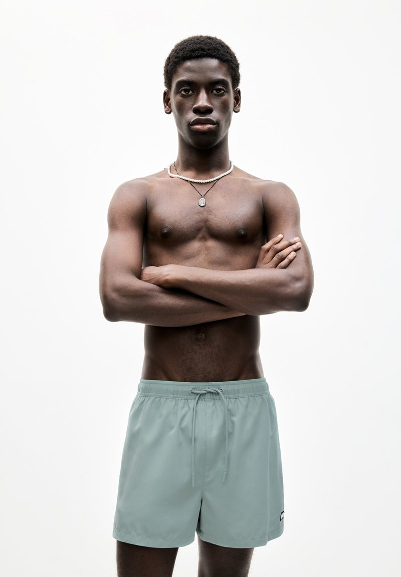 PULL&BEAR Fürdőnadrág - dark green