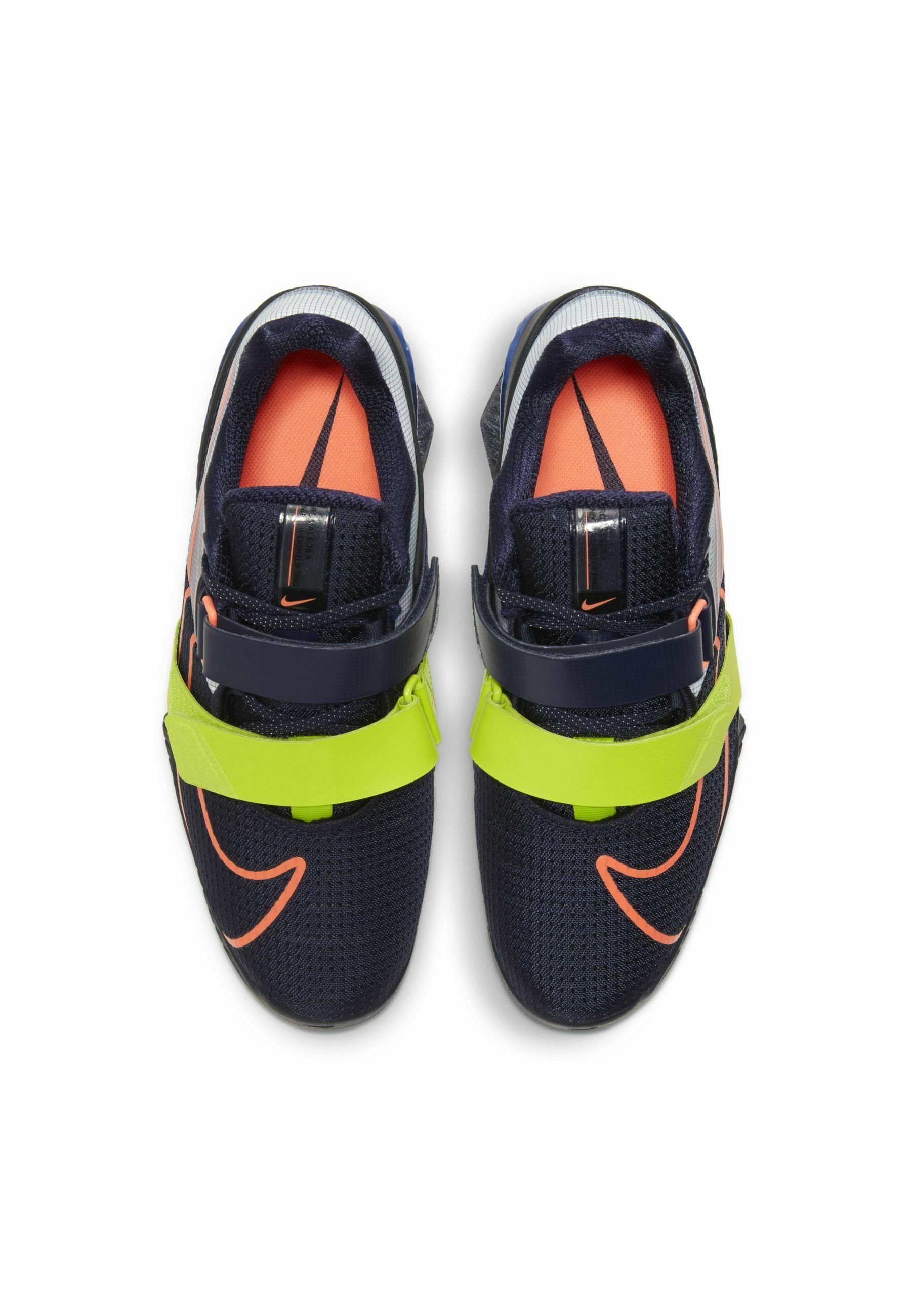 Nike Performance ROMALEOS UNISEX - Zapatillas de entrenamiento - blackened  blue/bright mango/azul - Zalando.es