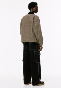 PULL&BEAR WITH COLLAR - Jeansjacka - brown