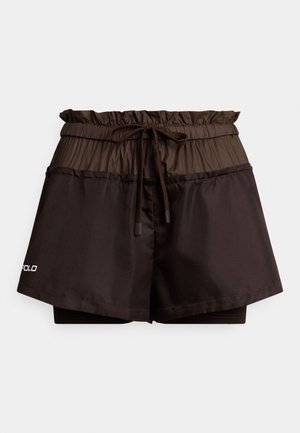 LAYERED DRAWSTRING SHORT - Pantaloni scurți - dark beech