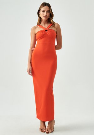 DAZE MIDI  X KRISTINA - Robe longue - coral