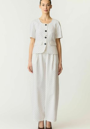YAS, BLAZER YASDOTLY - Blusa - star white