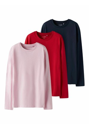 3ER PACK - Maglietta a manica lunga - parfait pink