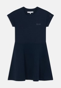 Tommy Hilfiger SPACER INTERLOCK DRESS - Vestido ligero - dark night navy