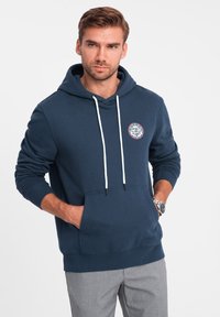 Ombre Jersey con capucha - navy