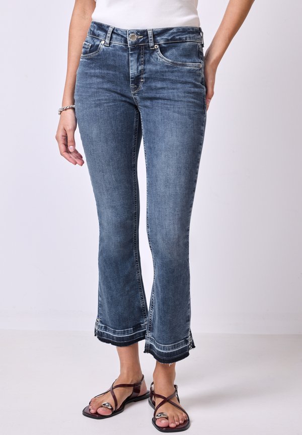 Flared Jeans - blau