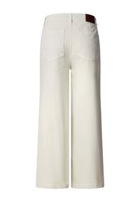 Pepe Jeans HIGH RISE WIDE CROP TANIA POCKET - Jeans a zampa - oyster white