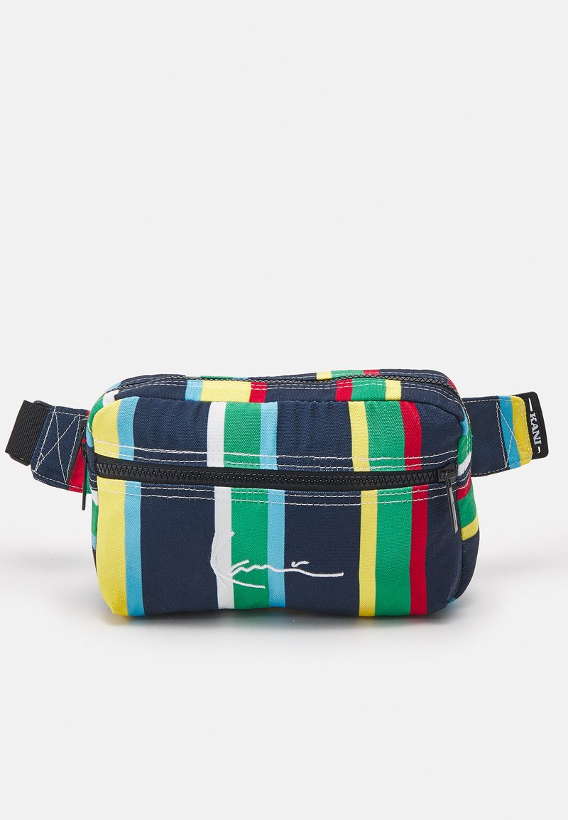 Karl Kani SIGNATURE STRIPE HIP BAG - Sac bandoulière - multicolor