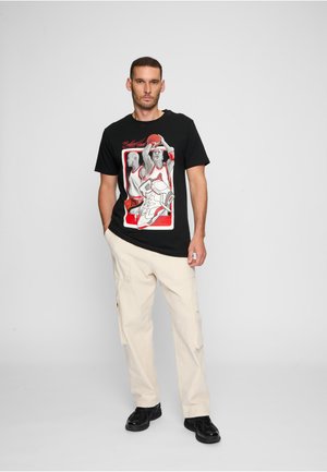 BALLIN HARD 1991 TEE  L - Potiskana majica - black
