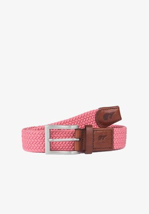 Slopes&Town, STRETCH UNISEX BELT - Gevlochten riem - coral