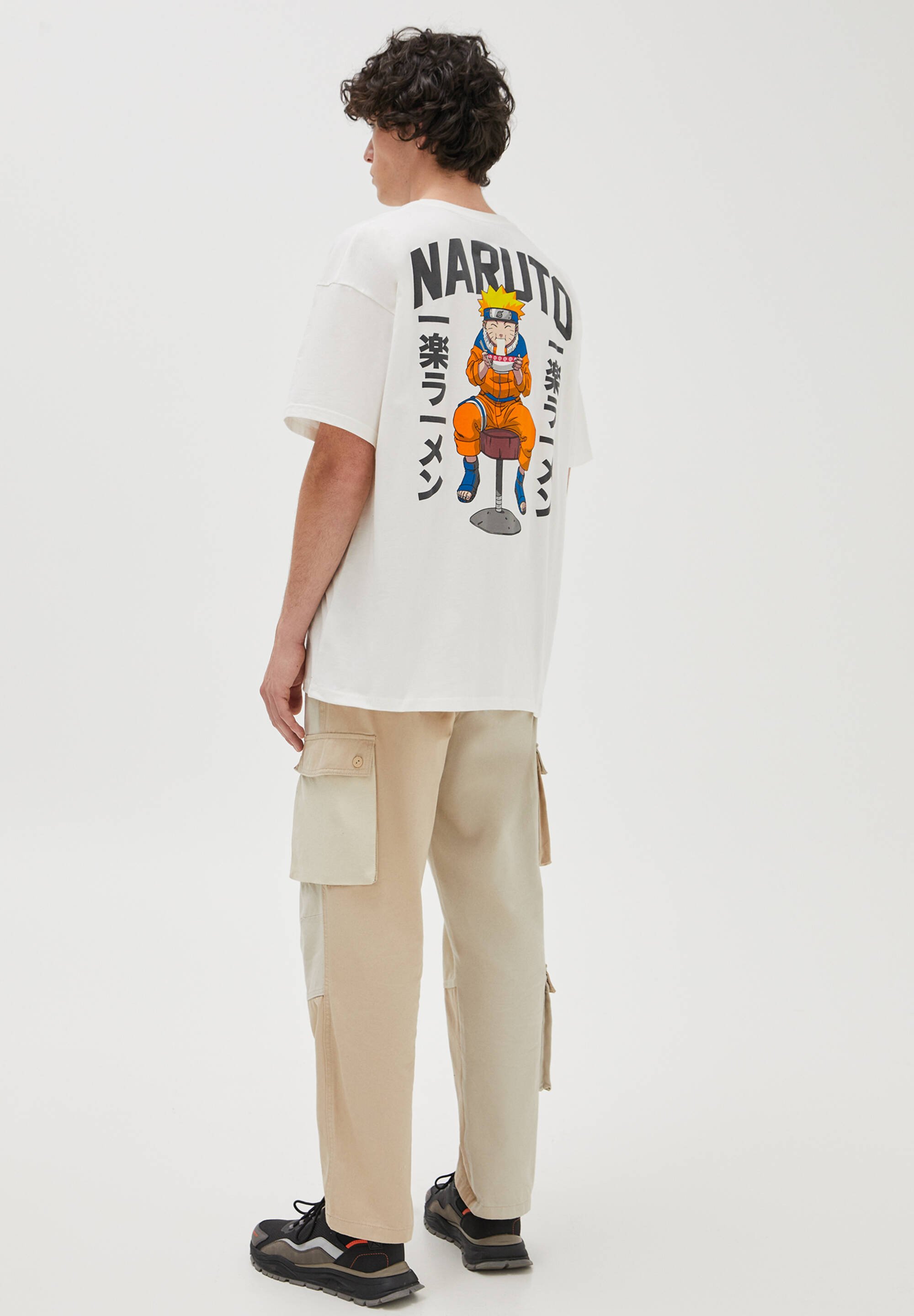 naruto t shirt pull and bear