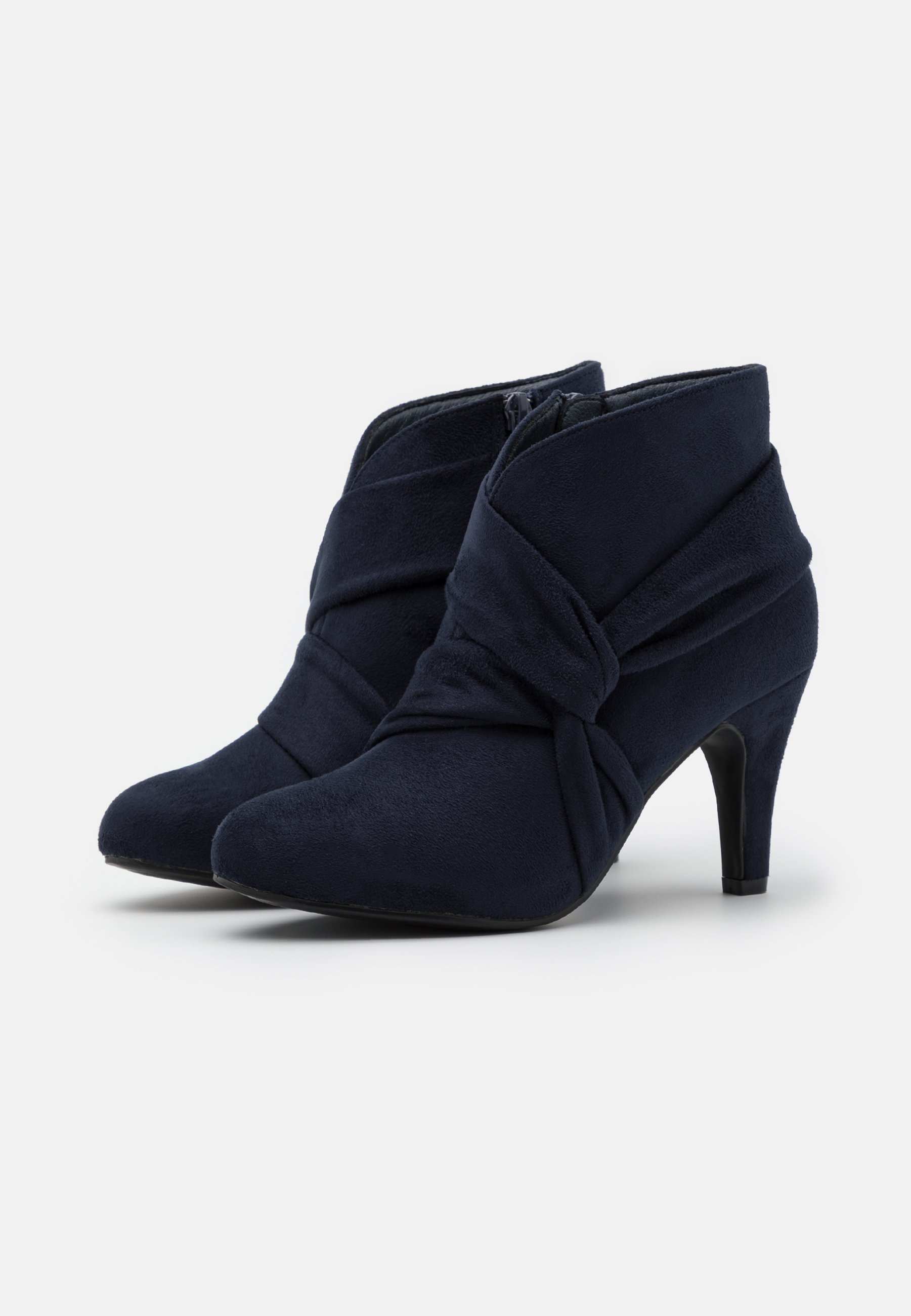 blue ankle boots wide fit