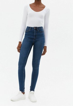 Jeans Skinny Fit - mottled blue