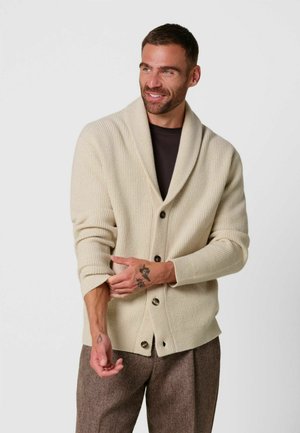 PROFUOMO, PROFUOMO CARDIGAN BUTTONS - Cardigan - sand