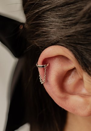 Hey Happiness, CHAIN CUFF - Pendientes - silberfarben