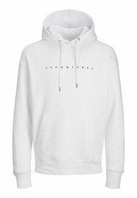 JJESTAR  HOOD - Sweatshirt - white