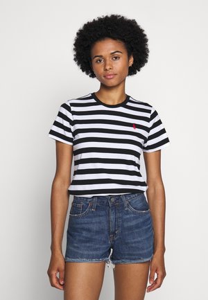 T-shirt z nadrukiem - white/black