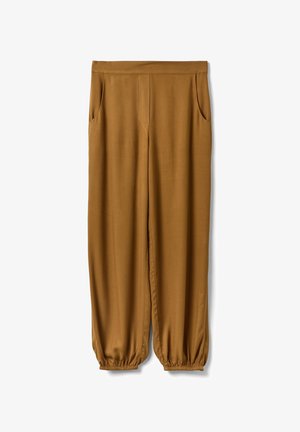 OVS, TROUSERS ELASTICATED CUFFS REGULAR FIT - Pantalones - bronze brown