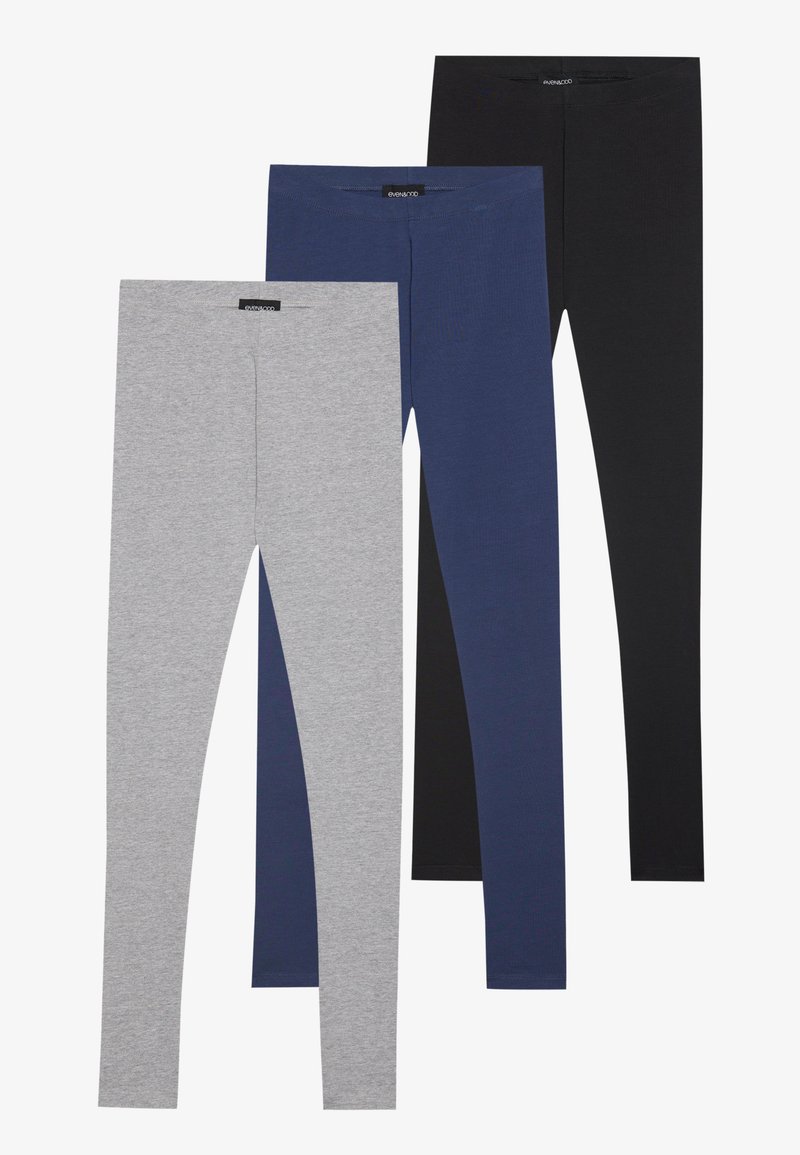 Even&Odd 3 PACK - Spodnie legginsy/czarny - Zalando.pl
