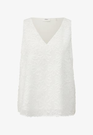 s.Oliver BLACK LABEL MUSTERSTRUKTUR - Blouse - ecru