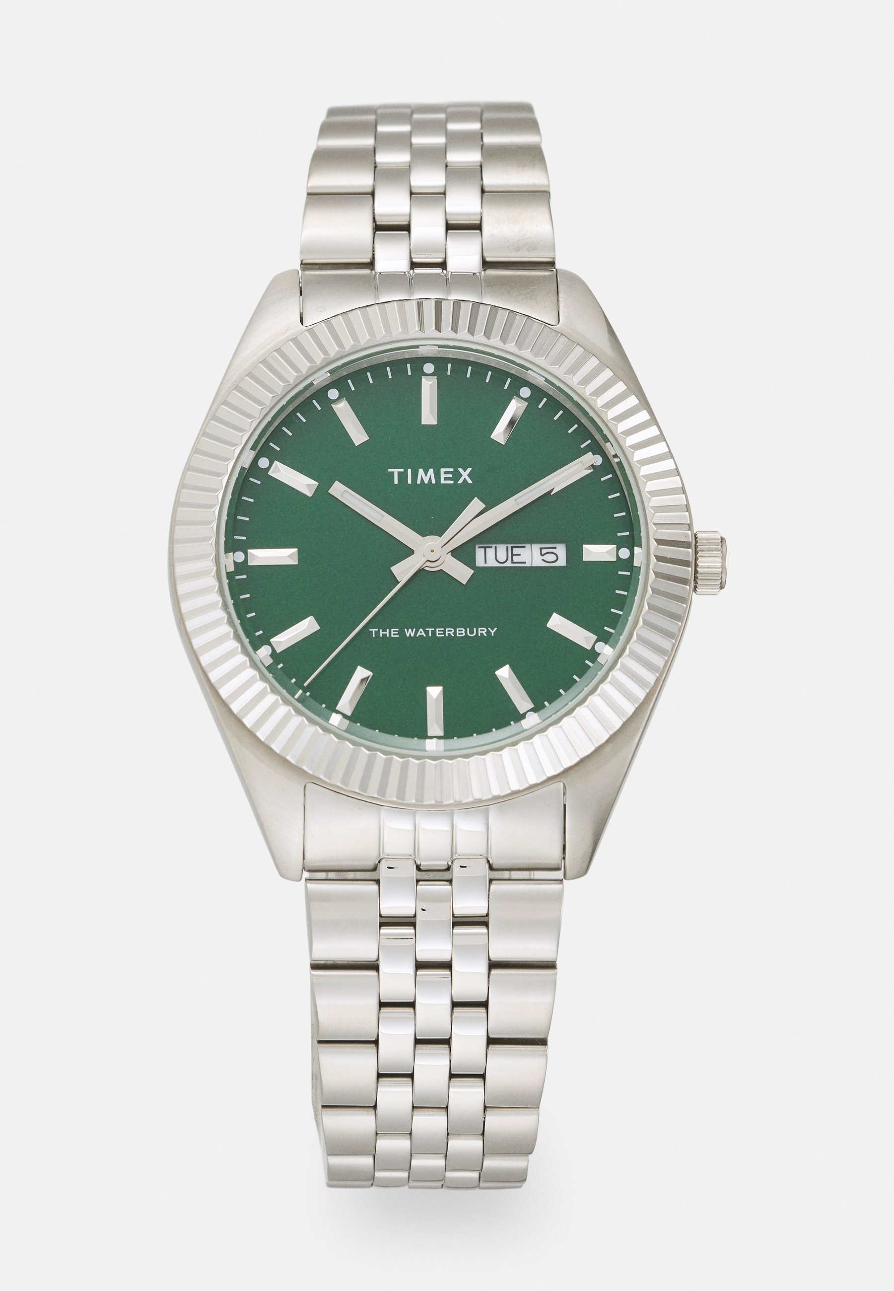 timex silver watch